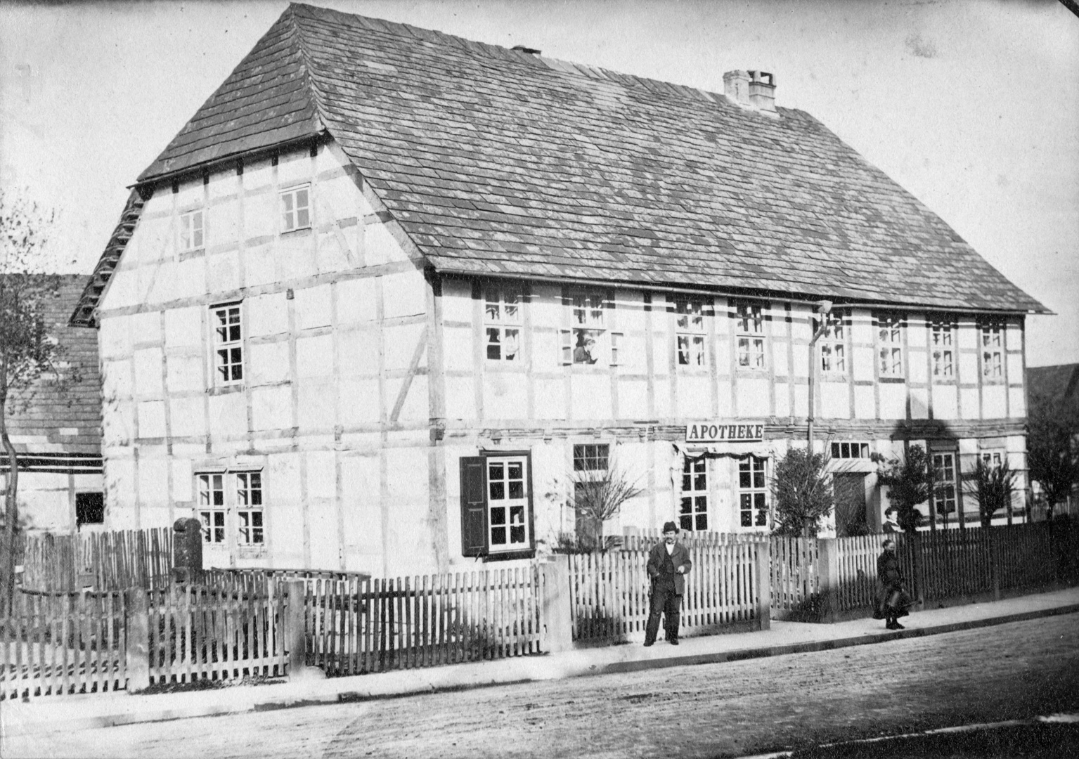 Die Apotheke in Eschershausen um 1890